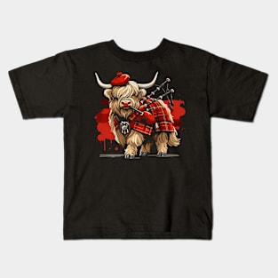 Highland Coo Kids T-Shirt